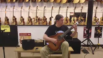 La Patrie Collection Nylon Guitar and Roland AC-33 Amplifier Review/Demo