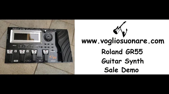 Roland GR-55GK Black Guitar Midi Synth