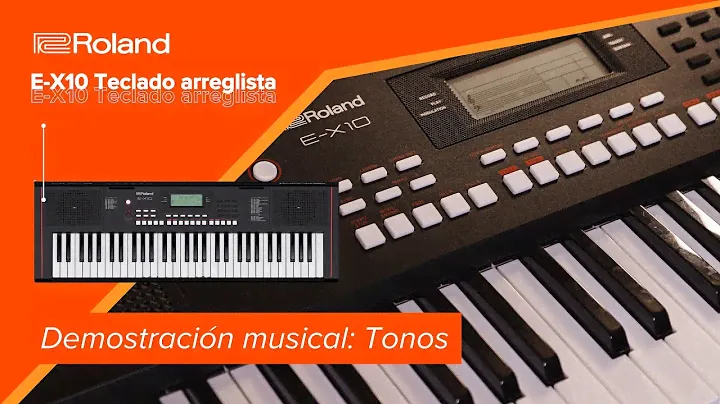 Roland E-X10: Teclado arreglista | Escucha sus expresivos tonos: pianos, sintes, cuerdas y más 🎹🧡