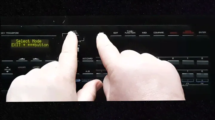 Roland D-20 № 8. Недокументированные возможности. Undocumented features.