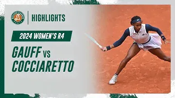 Gauff vs Cocciaretto Round 4 Highlights | Roland-Garros 2024