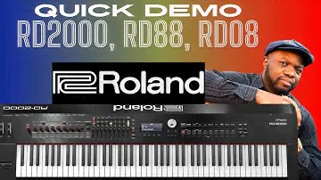 Roland RD 2000, RD-88, R8-08 Piano Demonstration/Review