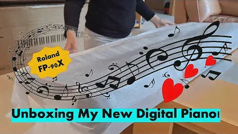 Unboxing My New Digital Piano- Roland FP-90X  |  Life of amateur pianist