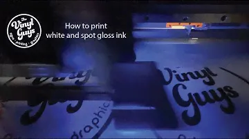 How to Print Spot Gloss & White ink on your Roland Printer