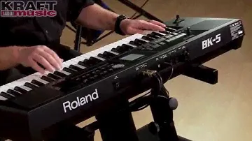 Kraft Music - Roland BK-5 Backing Keyboard Performance with Scott Berry