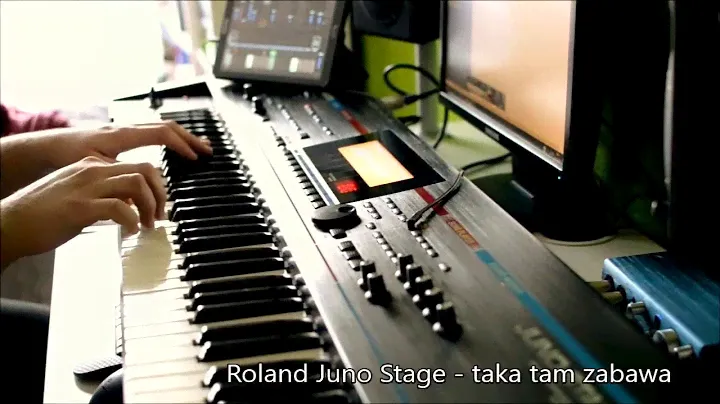 Roland Juno Stage - sound demo, jamming
