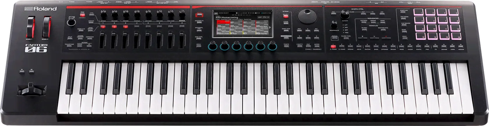 Синтезатор Roland 61 клавиша Fantom-06-0