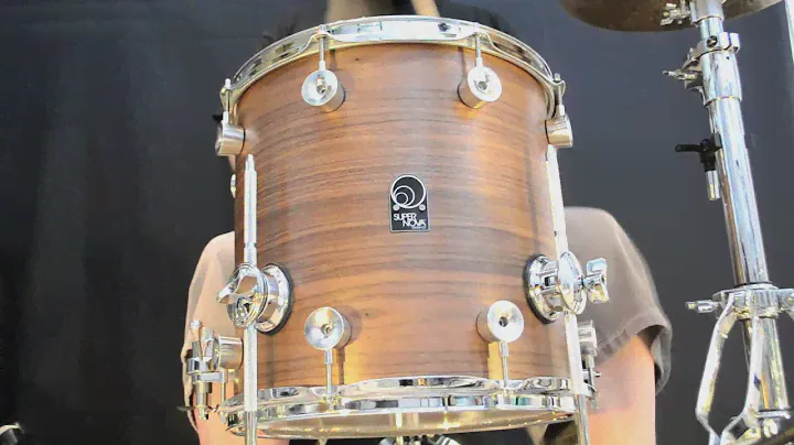 14" x 14" Full Birch Floor Tom/Snare : Walnut Veneer
