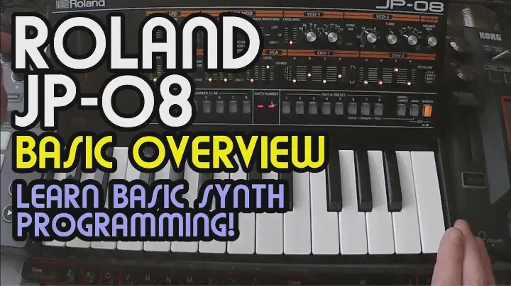 Basic Overview // Roland Boutique JP-08 Synth Tutorial