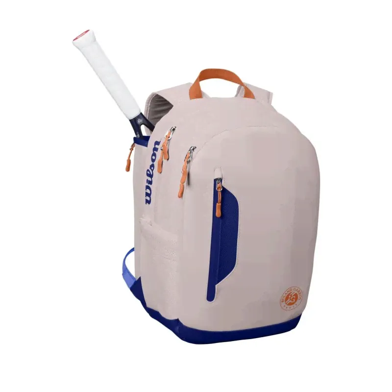 Roland Garros Premium Backpack Oyster/Navy-0