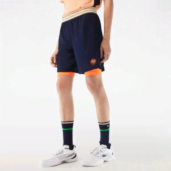 Lacoste Roland Garros Edition Lined Shorts-0