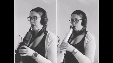 Beauty and the Beast - Roland Aerophone AE-10 and Yamaha YDS-150 in unison!