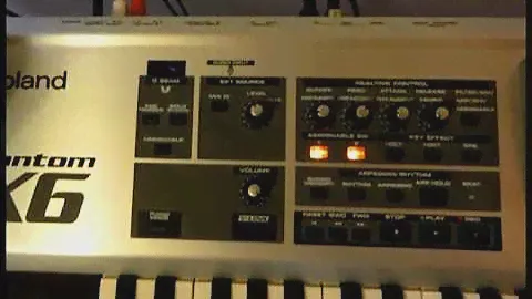 Roland Fantom X6 video