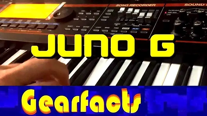 Roland JUNO G: A whole studio in ONE synth: All the tones, effects and recording you need.