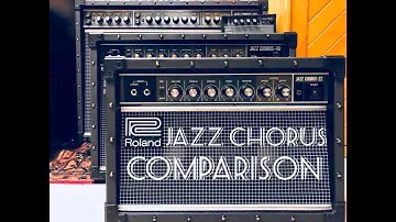 Roland Jazz Chorus Comparison: JC22 vs JC40 vs JC120 Prelude Video with Boss Pedals