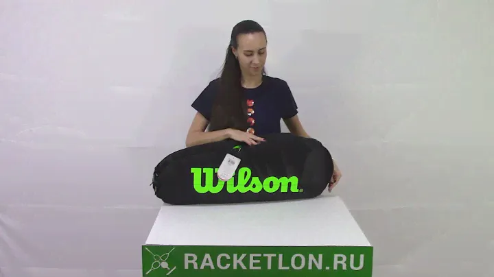 Теннисная сумка Wilson Team 2 Comp Black Green