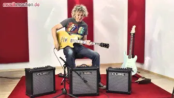 Roland Cube-20GX, Cube-40GX, Cube-80GX E-Gitarren-Combos im Test