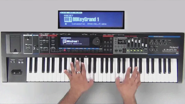 Roland Juno-Gi Sound Examples - Preset 001 - 88 KeyGrand 1