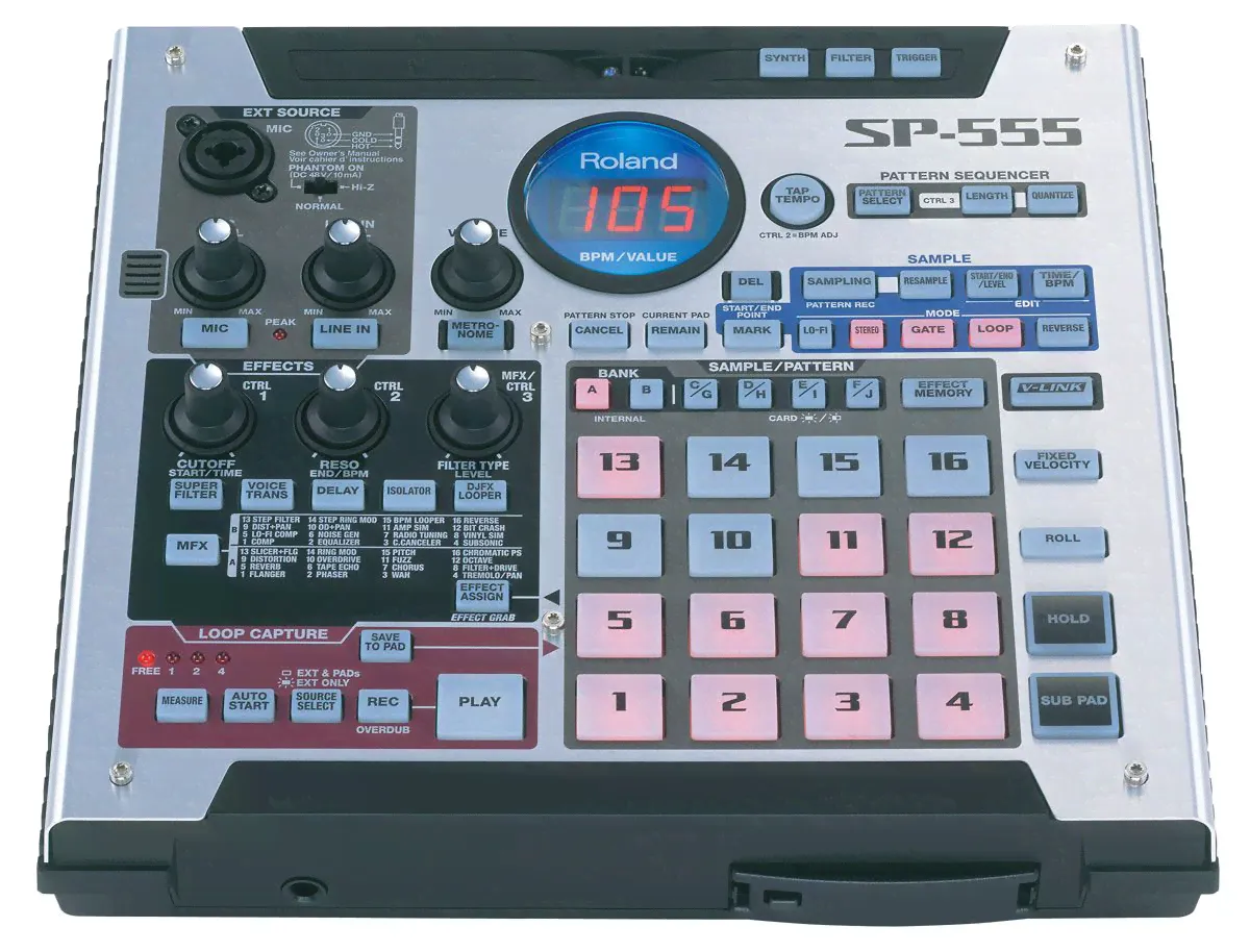 СЭМПЛЕР ROLAND SP-555