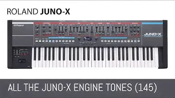 No 1 - All the Roland Juno-X engine factory tones (145) - no talking