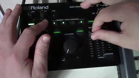 Roland VT-4 Скрытые настройки