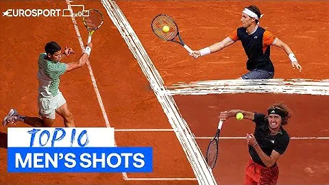 Wow! Top 10 EPIC Men's Shots From Roland-Garros 2023! | Eurosport Tennis