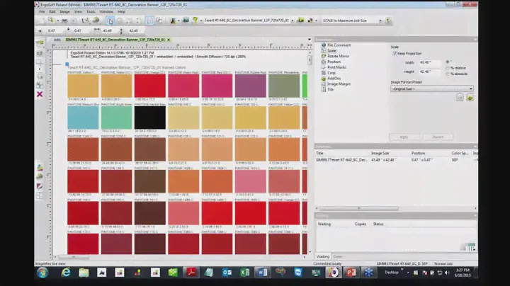 Spot Color Matching with ErgoSoft Roland Edition