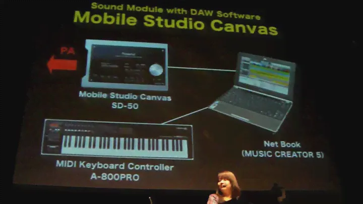 2010-02 ローランド新製品発表会 Mobile Studio Canvas SD-50
