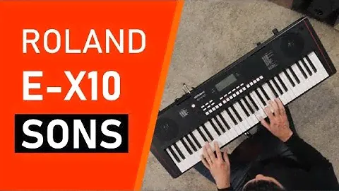 Demonstração de Sons do Roland E-X10