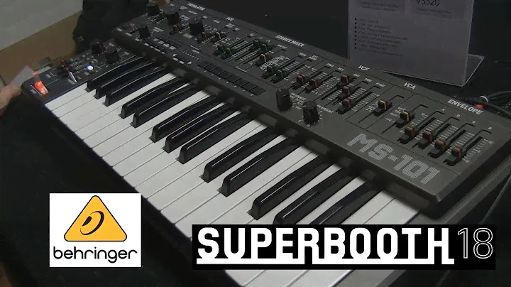 Behringer MS -101: реплика Roland SH-101! (Superbooth18)
