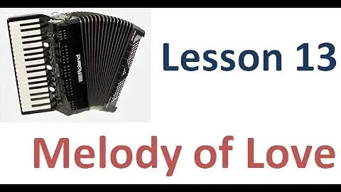 ~Roland FR4x Accordion, Melody of Love, (LESSON 13)