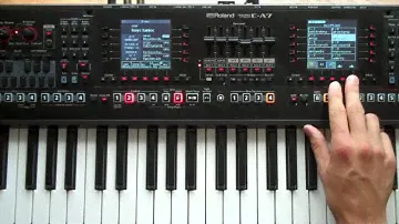 ROLAND EA7  STYLE DEMO