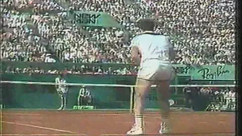 Wonderful Tennis point - 1984 Roland Garros Final John McEnroe Vs Ivan Lendl