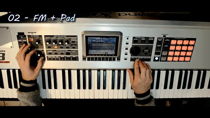 Review Demonstração do Roland Fantom X8 (Piano Acústico, Elétrico e Rhodes) Timbres internos Editado