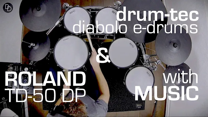 Roland TD-50 DP & drum-tec electronic drums music playalong