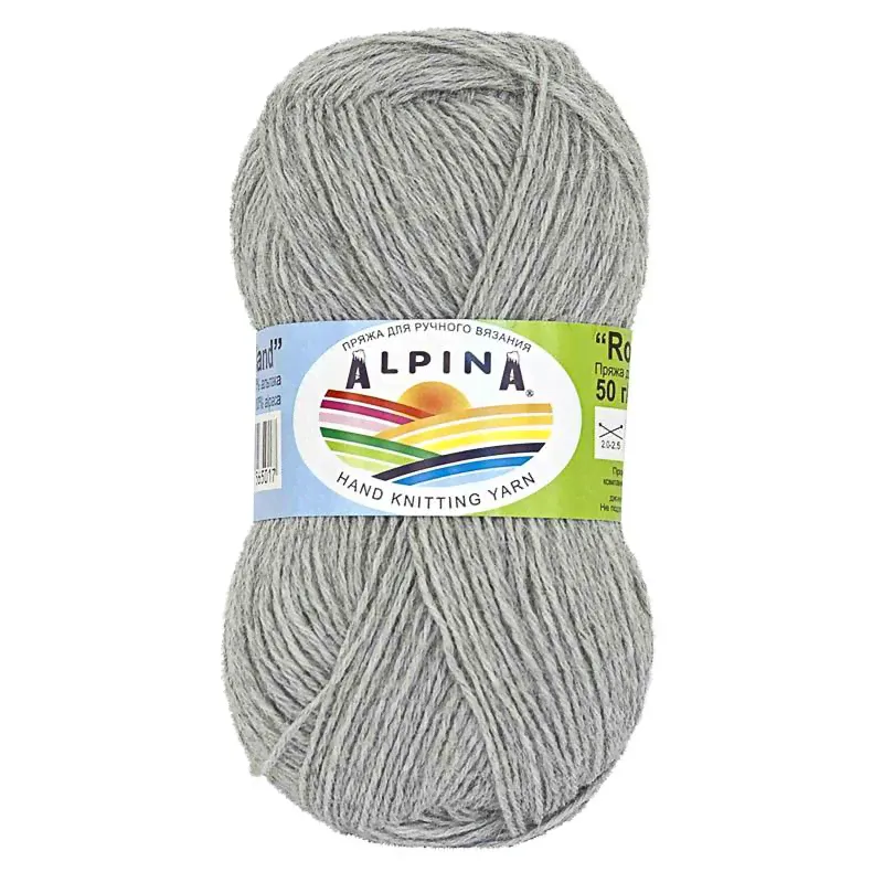 Пряжа ALPINA "ROLAND" 100% альпака 4 шт. х 50 г 200 м +- 10 м-2