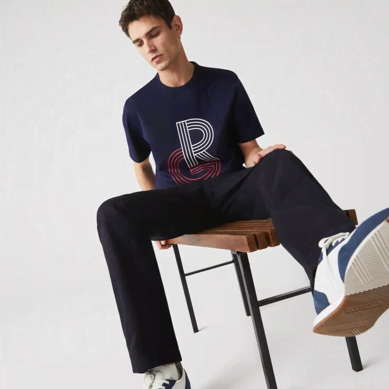 Футболка Lacoste Roland Garros, Тёмно-синий