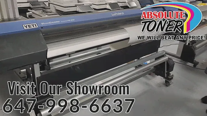 Roland VersaCAMM VS-640 Large Format Printer and Cutting Plotter With New Head For Lease At Absolute