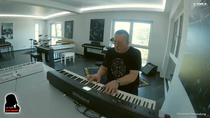 DJ-Technik.de - NO TALK, JUST SOUND - Roland FP-E50 - Piano Sound Only