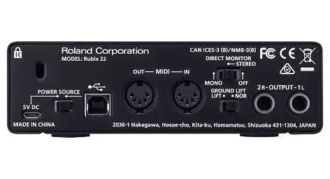 ROLAND RUBIX22 Звуковая карта модули-0