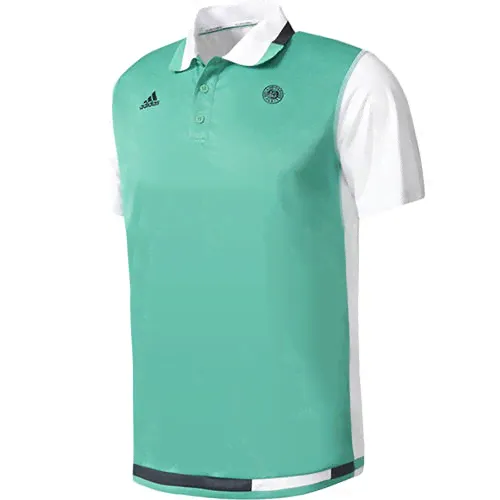 Поло мужское Adidas Roland Garros Green/White