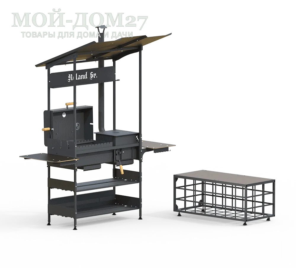 Гриль, мангал и печь под казан ROLAND Sr.