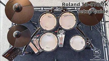 Руководство по установке Roland TD-07DMK