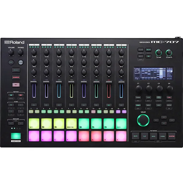 Грувбоксы и компактные синтезаторы Roland MC-707